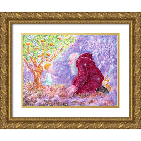 The Selfish Giant #1 Gold Ornate Wood Framed Art Print with Double Matting by Bell, Bill