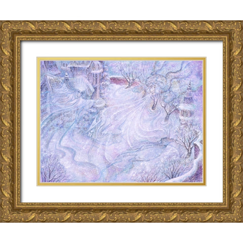 The Selfish Giant #5 Gold Ornate Wood Framed Art Print with Double Matting by Bell, Bill