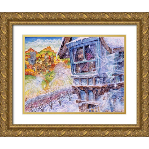 The Selfish Giant #6 Gold Ornate Wood Framed Art Print with Double Matting by Bell, Bill