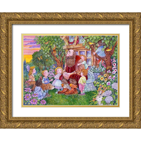 The Selfish Giant #8 Gold Ornate Wood Framed Art Print with Double Matting by Bell, Bill