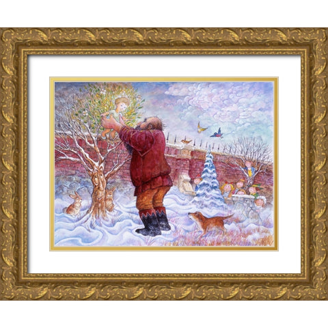 The Selfish Giant #10 Gold Ornate Wood Framed Art Print with Double Matting by Bell, Bill