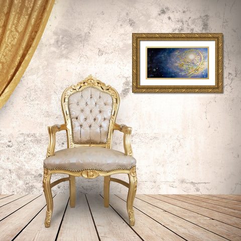 Heaven Gold Ornate Wood Framed Art Print with Double Matting by Bell, Bill