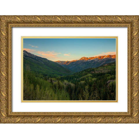 A Million Dollar View Gold Ornate Wood Framed Art Print with Double Matting by Sherrell, Bill