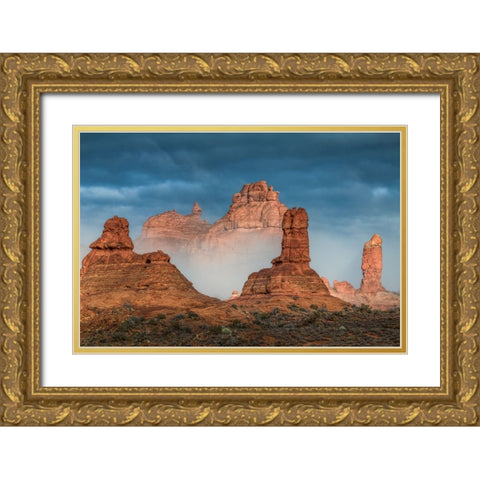 Rise Above It Gold Ornate Wood Framed Art Print with Double Matting by Sherrell, Bill