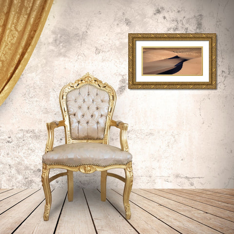 Shapes Gold Ornate Wood Framed Art Print with Double Matting by Sherrell, Bill