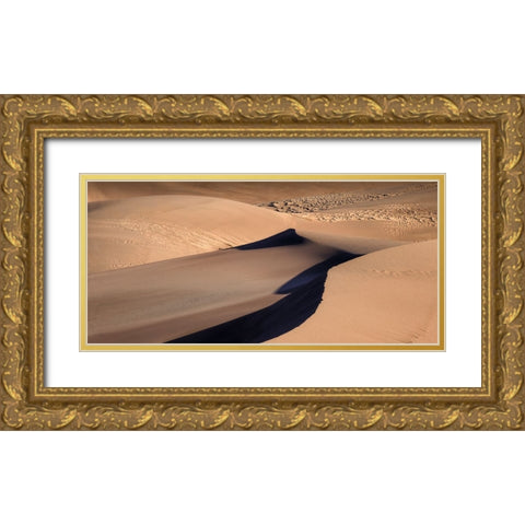 Shapes Gold Ornate Wood Framed Art Print with Double Matting by Sherrell, Bill