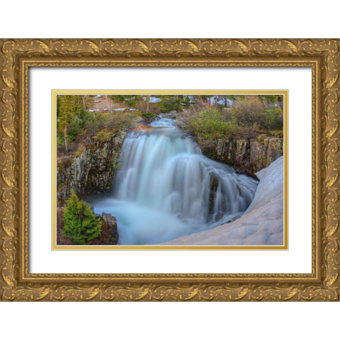 Spring Thaw Gold Ornate Wood Framed Art Print with Double Matting by Sherrell, Bill