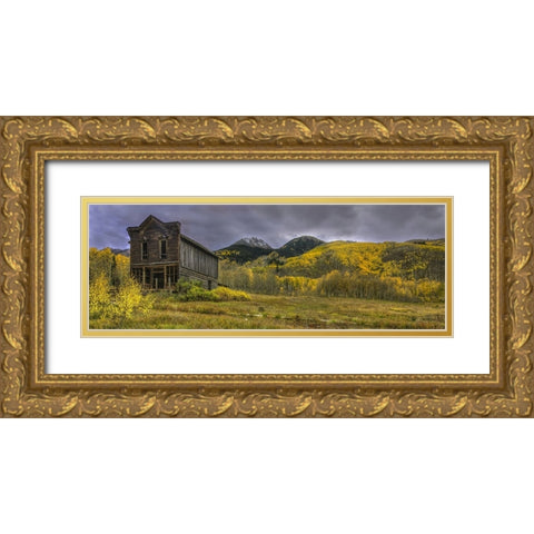 The Ashcroft Hotel Gold Ornate Wood Framed Art Print with Double Matting by Sherrell, Bill