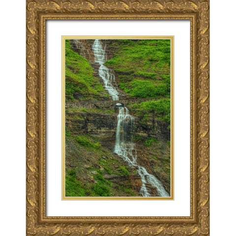 Tiers Of Grace Gold Ornate Wood Framed Art Print with Double Matting by Sherrell, Bill