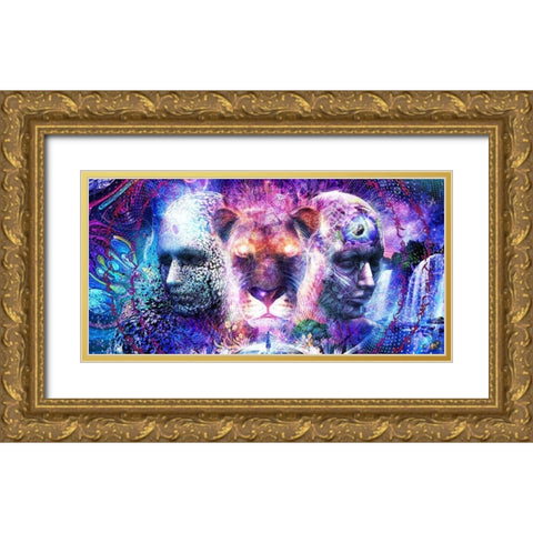 The Beauty Of It All Gold Ornate Wood Framed Art Print with Double Matting by Gray, Cameron