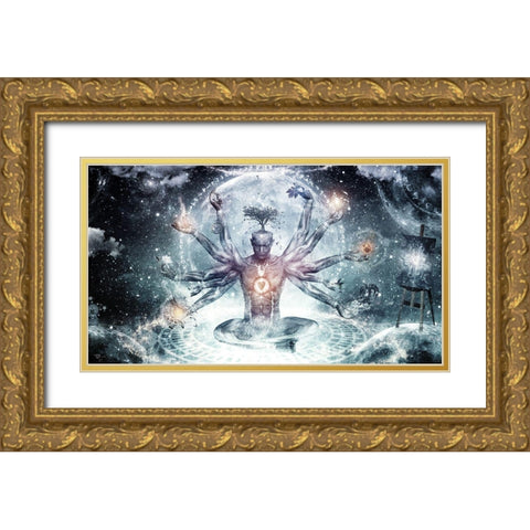 The Neverending Dreamer Gold Ornate Wood Framed Art Print with Double Matting by Gray, Cameron
