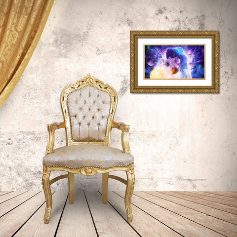 Endless Moment Gold Ornate Wood Framed Art Print with Double Matting by Gray, Cameron
