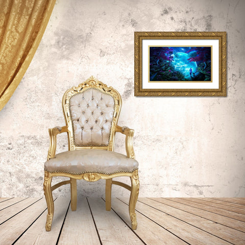 Lost Sky Gold Ornate Wood Framed Art Print with Double Matting by Gray, Cameron