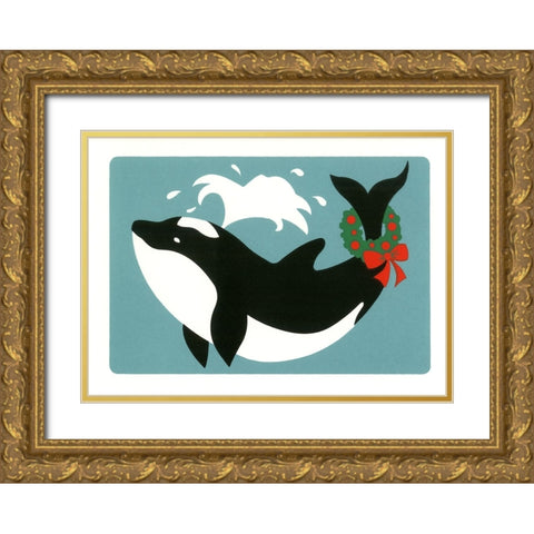 C-608 Gold Ornate Wood Framed Art Print with Double Matting by Crockett Collection