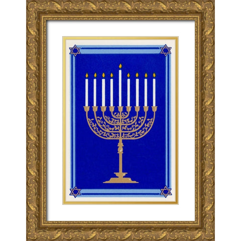 C-0150 Gold Ornate Wood Framed Art Print with Double Matting by Crockett Collection