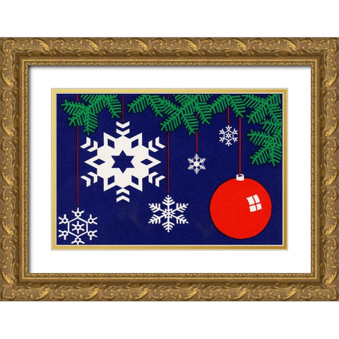 C-2120 Gold Ornate Wood Framed Art Print with Double Matting by Crockett Collection