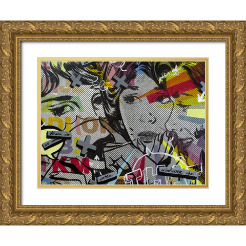 That There Is Gold Ornate Wood Framed Art Print with Double Matting by Monteavaro, Dan