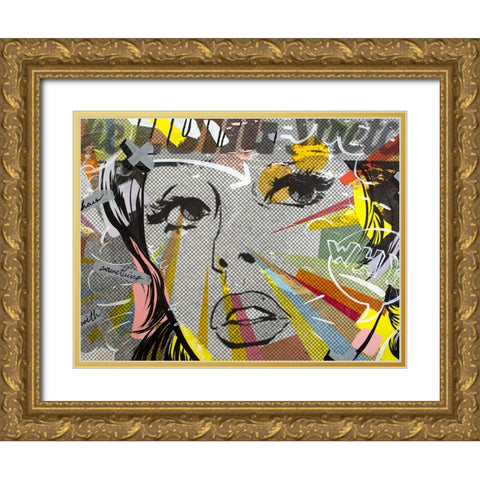 The Long Stretch Gold Ornate Wood Framed Art Print with Double Matting by Monteavaro, Dan