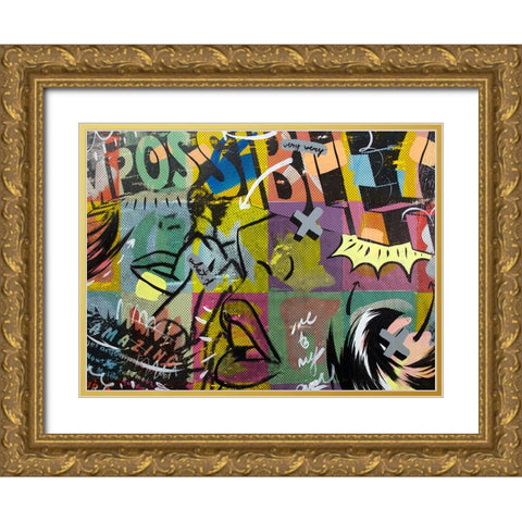 IMPOSSIBLE Gold Ornate Wood Framed Art Print with Double Matting by Monteavaro, Dan