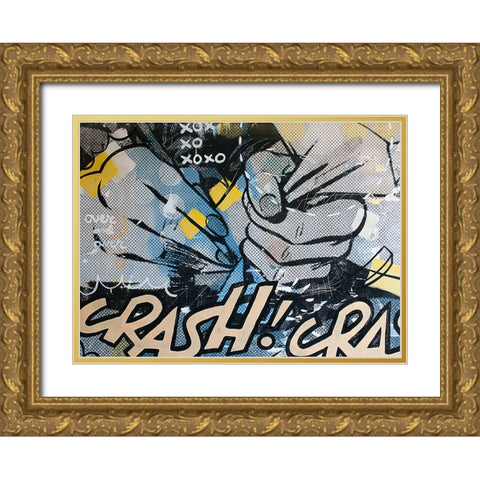 Over And Over 1 Gold Ornate Wood Framed Art Print with Double Matting by Monteavaro, Dan