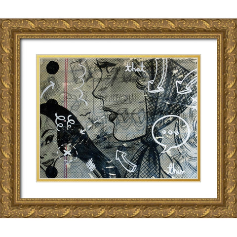 Tomorrow Gold Ornate Wood Framed Art Print with Double Matting by Monteavaro, Dan