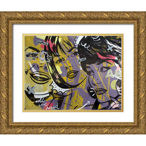 Anything We Said Gold Ornate Wood Framed Art Print with Double Matting by Monteavaro, Dan