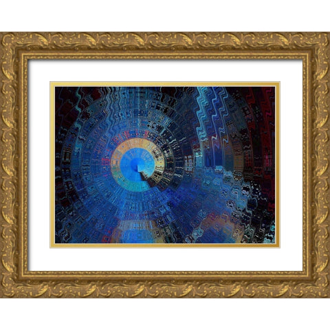 Final Gateway Gold Ornate Wood Framed Art Print with Double Matting by Manlove, David