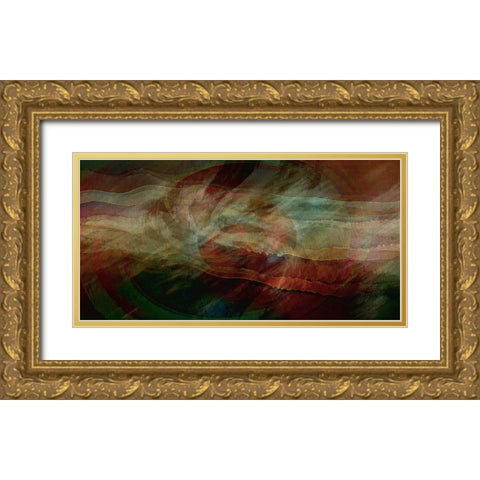 Aurora Nebula 1 Gold Ornate Wood Framed Art Print with Double Matting by Manlove, David