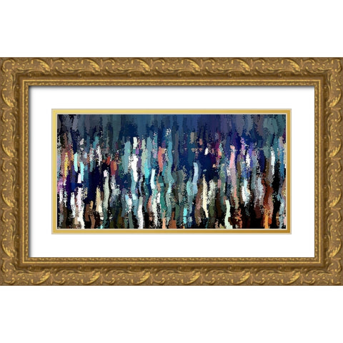 Effervescence 2 Gold Ornate Wood Framed Art Print with Double Matting by Manlove, David
