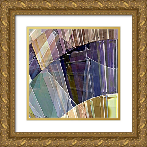 Lyricism E Gold Ornate Wood Framed Art Print with Double Matting by Manlove, David