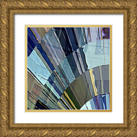Lyricism G Gold Ornate Wood Framed Art Print with Double Matting by Manlove, David