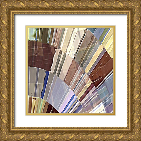 Lyricism H Gold Ornate Wood Framed Art Print with Double Matting by Manlove, David