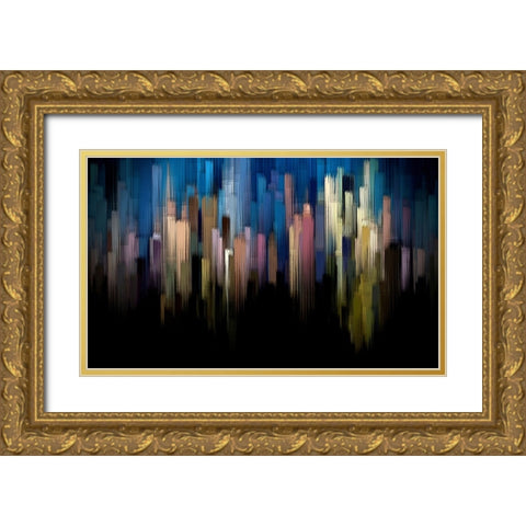 Spirits Rising Gold Ornate Wood Framed Art Print with Double Matting by Manlove, David
