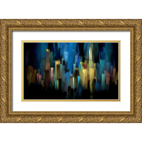 Spirits Rising 2 Gold Ornate Wood Framed Art Print with Double Matting by Manlove, David