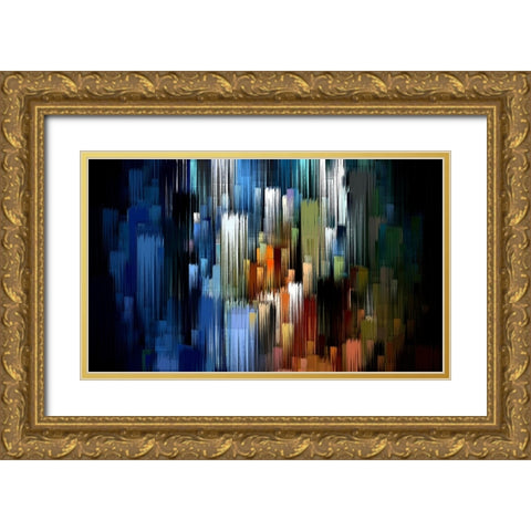Spirits Rising 3 Gold Ornate Wood Framed Art Print with Double Matting by Manlove, David