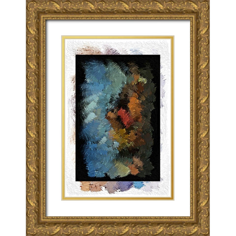 Illusion 1 Gold Ornate Wood Framed Art Print with Double Matting by Manlove, David