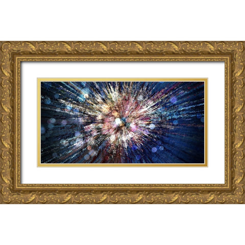 The First Moment Gold Ornate Wood Framed Art Print with Double Matting by Manlove, David