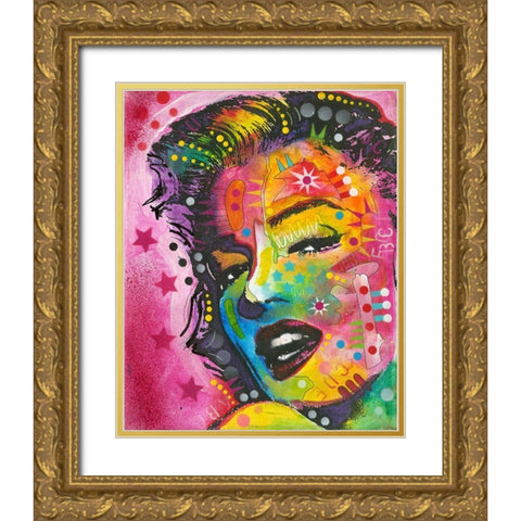 17 Gold Ornate Wood Framed Art Print with Double Matting by Dean Russo Collection