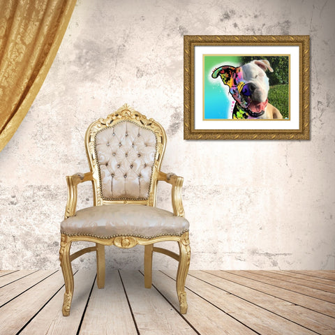 Frances - Jan Stenger Gold Ornate Wood Framed Art Print with Double Matting by Dean Russo Collection