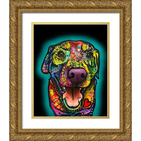 Heart Full Gold Ornate Wood Framed Art Print with Double Matting by Dean Russo Collection