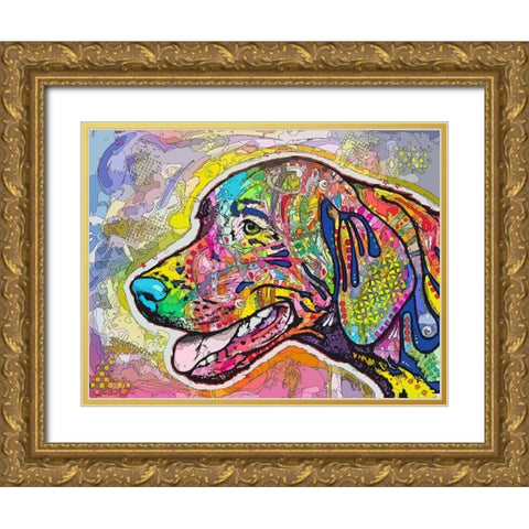 Sport Gold Ornate Wood Framed Art Print with Double Matting by Dean Russo Collection