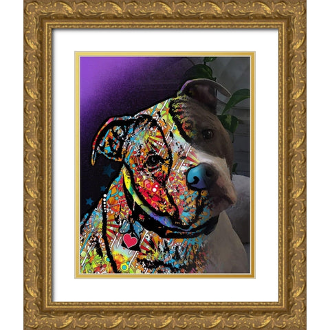 Jane Tyler Gold Ornate Wood Framed Art Print with Double Matting by Dean Russo Collection