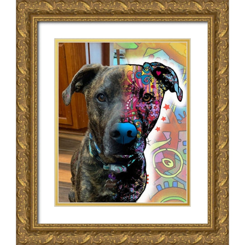 Jennifer De Vries 2 Gold Ornate Wood Framed Art Print with Double Matting by Dean Russo Collection