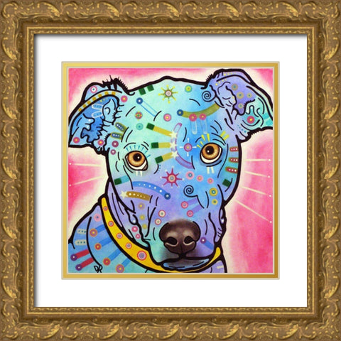 Leer Gold Ornate Wood Framed Art Print with Double Matting by Dean Russo Collection