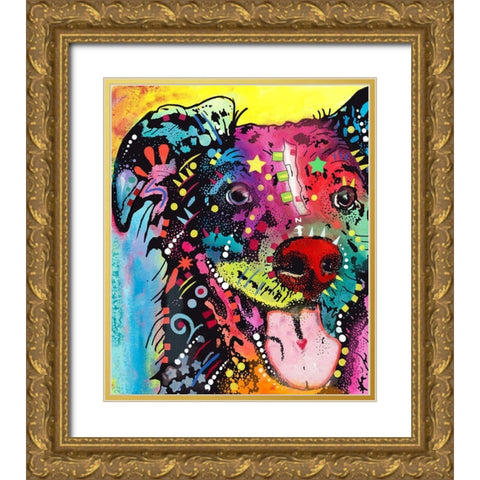 Dak 1 Gold Ornate Wood Framed Art Print with Double Matting by Dean Russo Collection