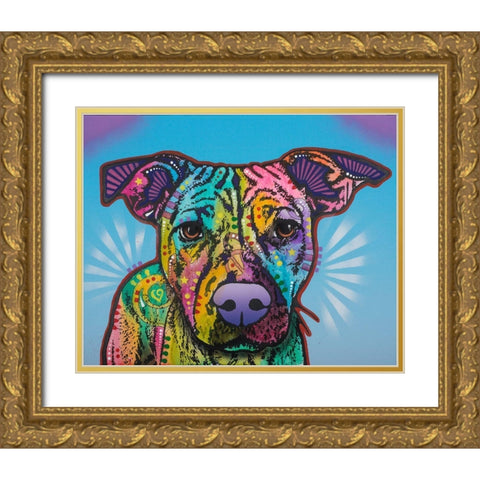 Roo Gold Ornate Wood Framed Art Print with Double Matting by Dean Russo Collection
