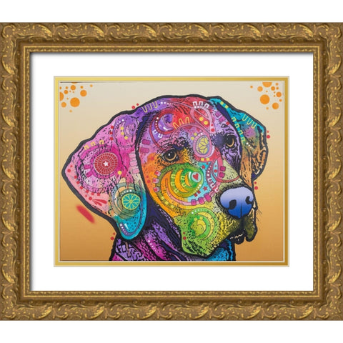 Samson Gold Ornate Wood Framed Art Print with Double Matting by Dean Russo Collection