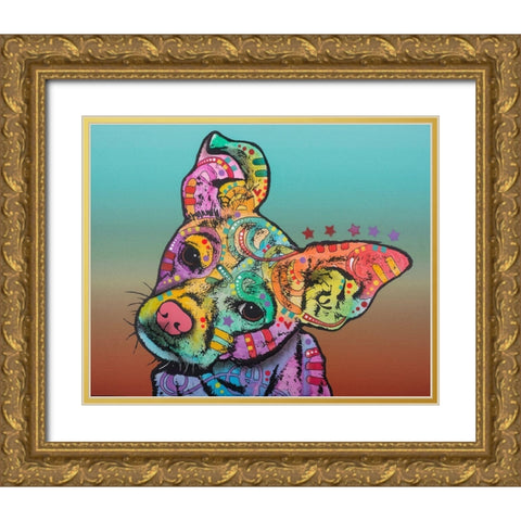 Rigby Custom-3 Gold Ornate Wood Framed Art Print with Double Matting by Dean Russo Collection