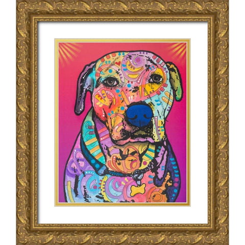 Chancey Gold Ornate Wood Framed Art Print with Double Matting by Dean Russo Collection