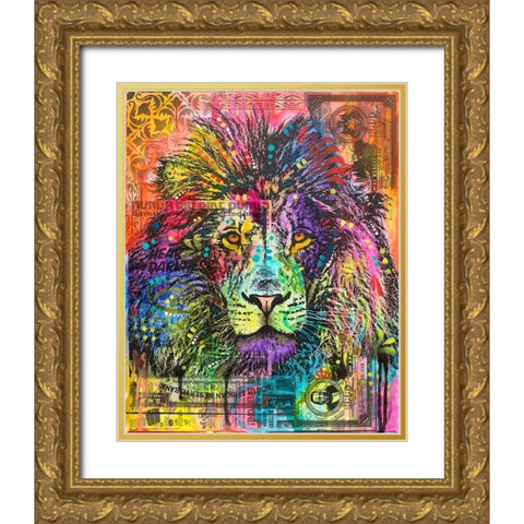 Reserve Gold Ornate Wood Framed Art Print with Double Matting by Dean Russo Collection